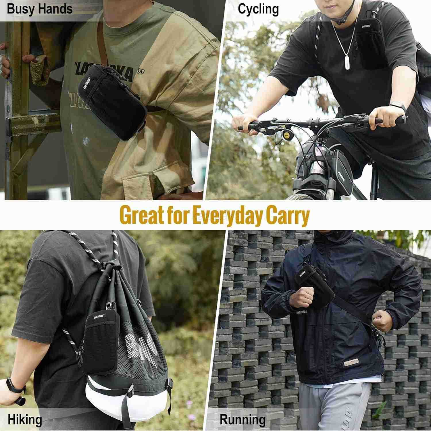 Cell Phone Holster Belt Holder Molle Pouch Cell Holder for Belt with Loop Cell Pouches for Screen Size 4767 Z250910