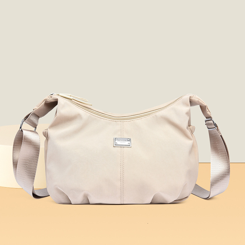 Large Capacity Casual Pleated Crossbody Bag Designer Bag Oxford Cloth Durable Free Shipping Outing Mommy Bag Luxury Bag Simple Shopping Single Shoulde