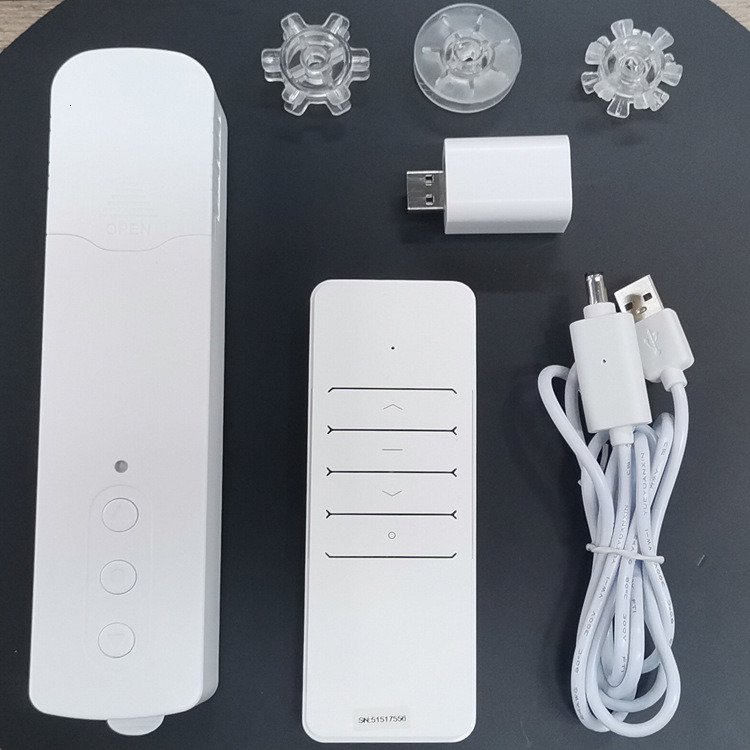 Graffiti smart home curtain controller, electric opening and closing curtain, bead curtain, louver curtain motor, WIFI voice remote control