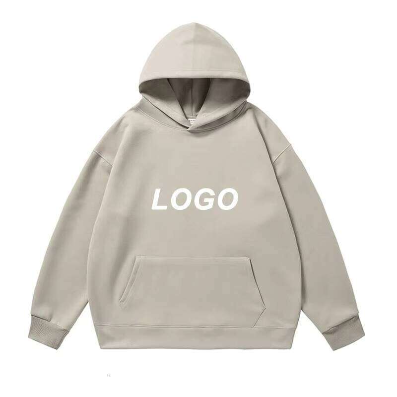 380g Heavyweight Pullover Unisex Blank Cordless Drop Shoulder Oversized Hoodie