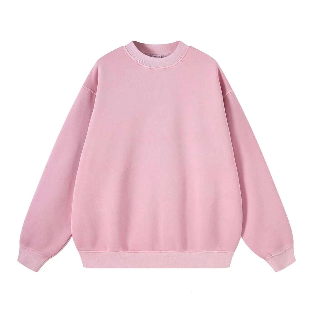 Men's High Quality Washed Wool Crewneck Sweatshirt