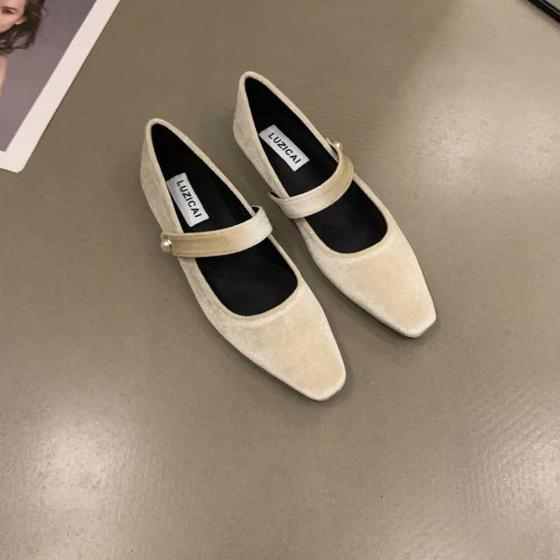 2025 Spring Women Mary Jane Shoes Fashion Shallow Shoes Concise Soft Sole Dress Ballerina Shoes W250910
