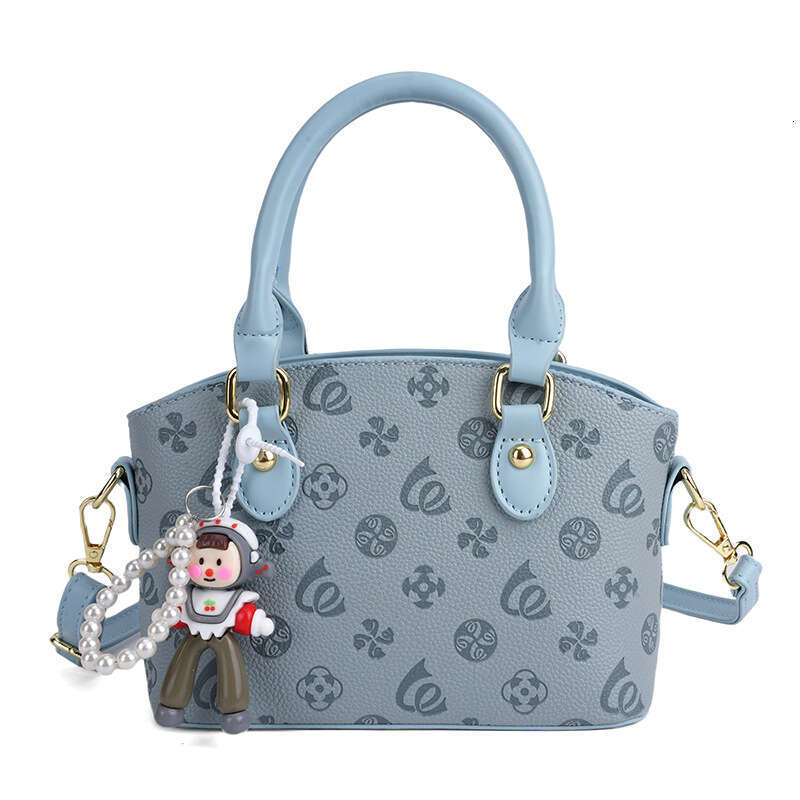 2025 New Women's Handbag Printed High-Quality Texture Tote Commuting Versatile Korean Style Single Shoulder Crossbody Bag