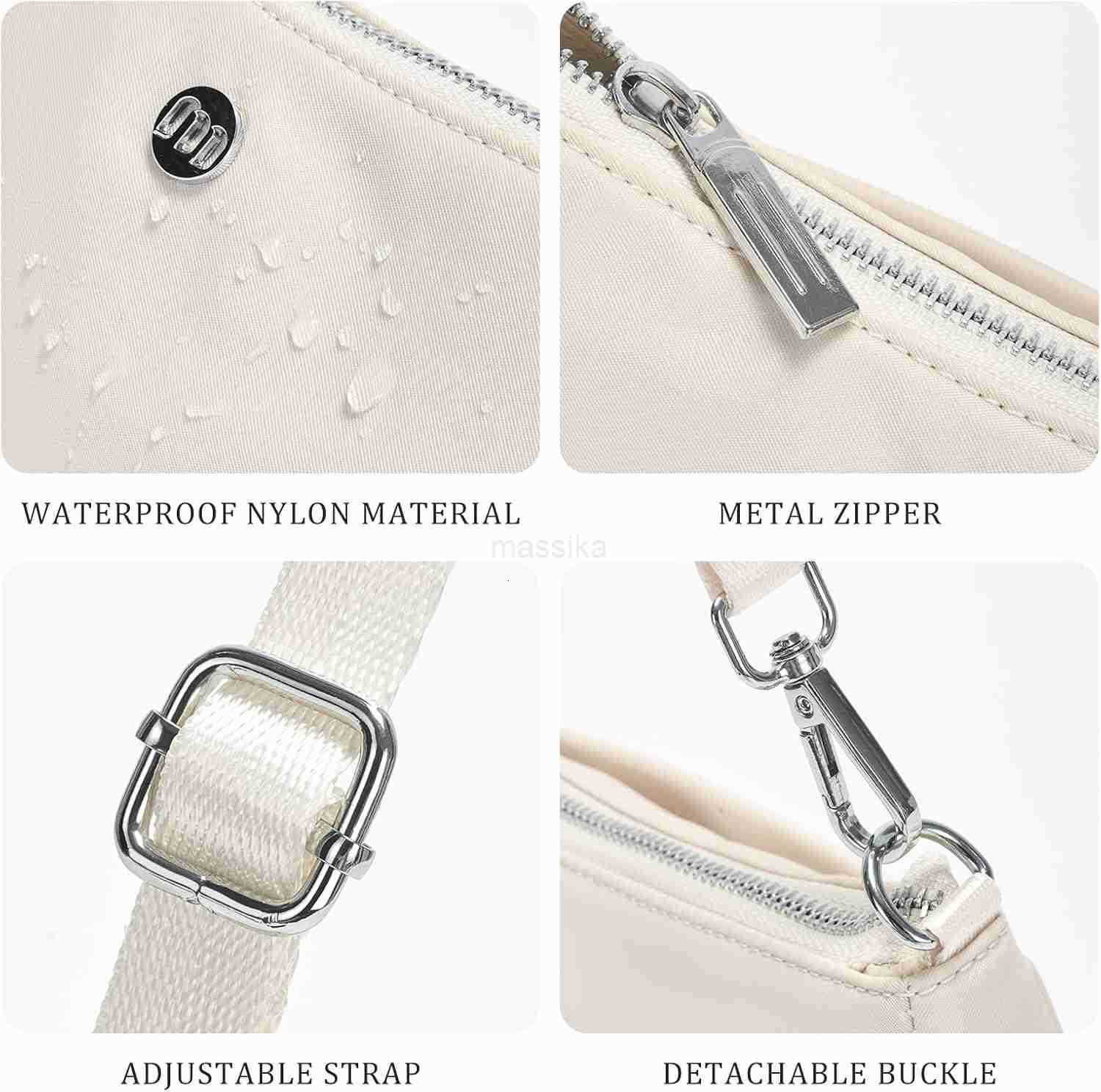 Shoulder Bag for Women Handbags with Adjustable Strap Underarm Purse Mini Clutch Purses Trendy Crescent Bags 1L M250910