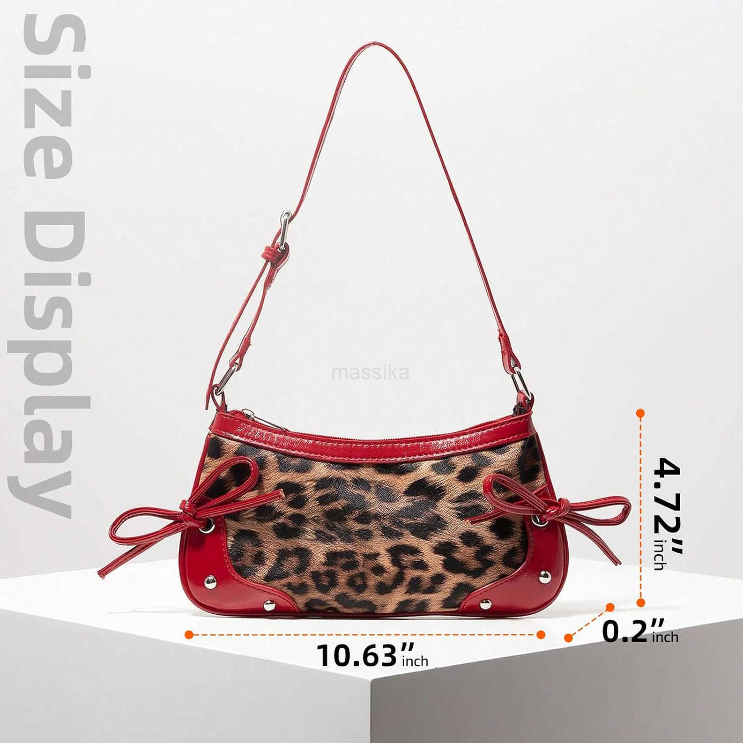 Fashionable Leopard Womens Crossbody Bag Shoulder Bag Clutch Purse Vintage Chic for Everyday and Formal Occasions Black M250910