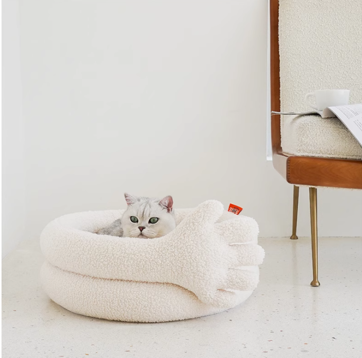 Warmth Insulated Dog/Cat Bed: Cozy Semi-Padded Animal Resting Area