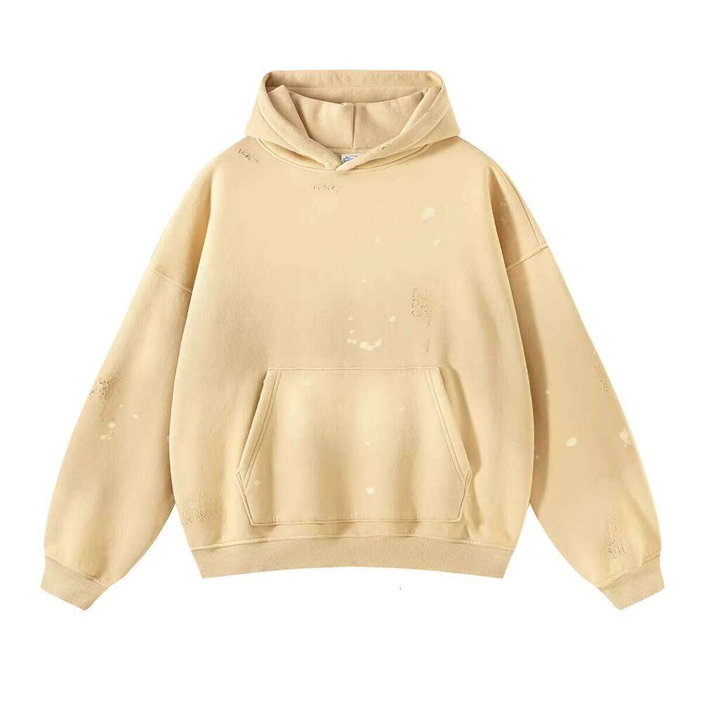 High Quality Men's Hoodie Street Style Tie Dye Distressed Washed sweatshirts