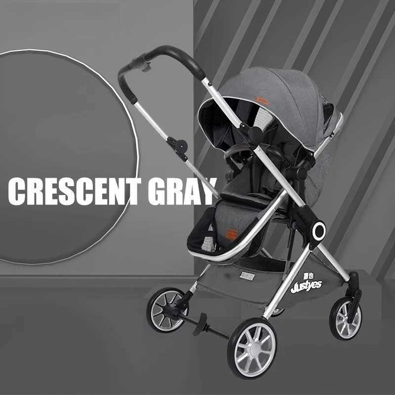 Luxury Highview Baby Stroller Twoway Foldable Baby Stroller Portable Outdoor Fourwheel Shockabsorbing Baby Stroller W250910