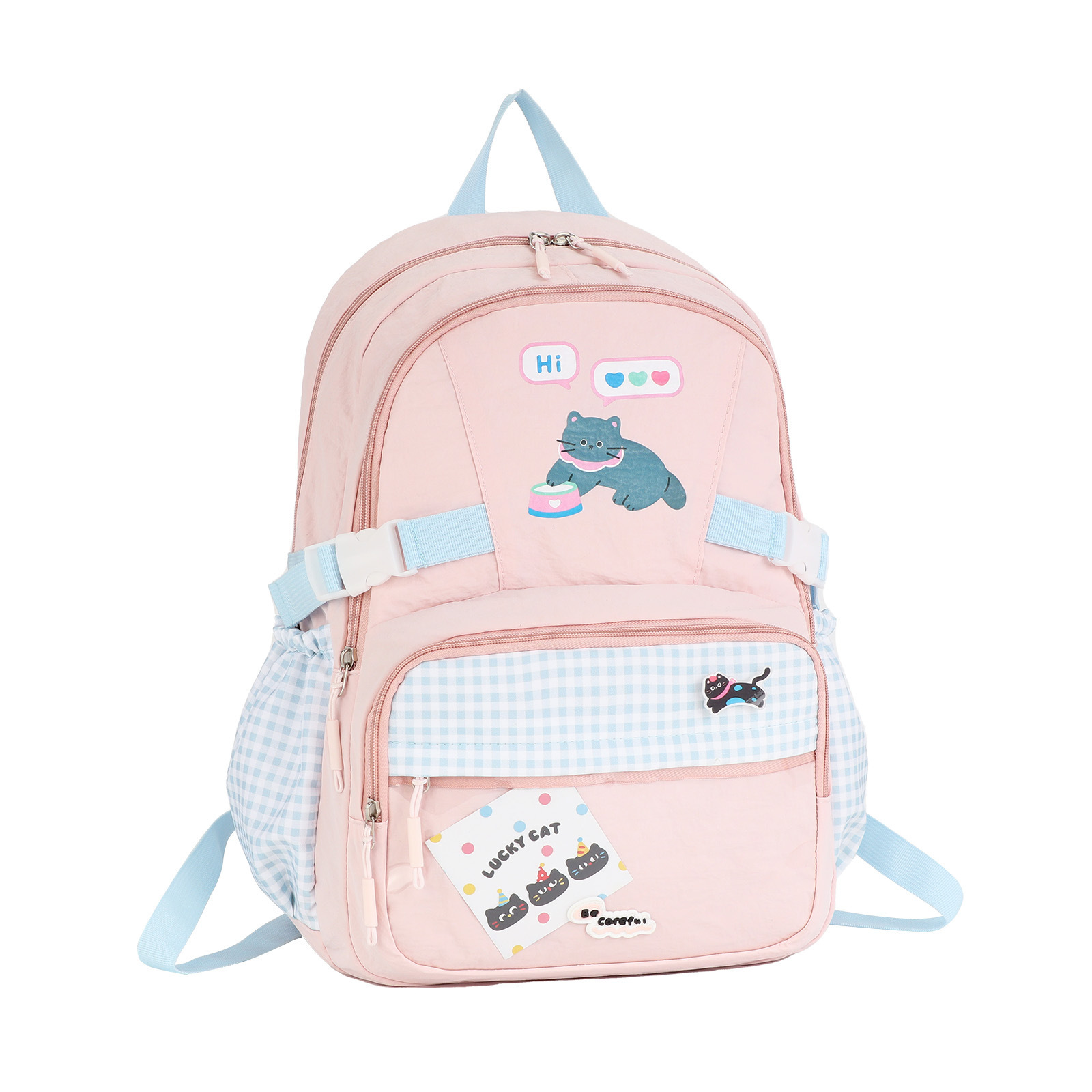 2025 designer's new color blocked backpack