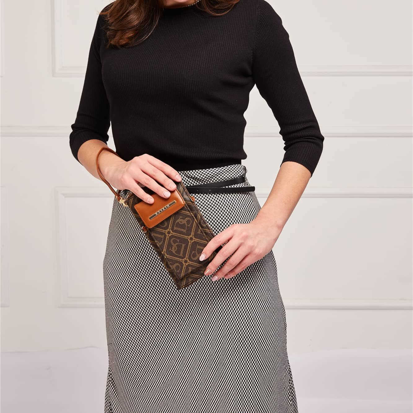 Crossbody Bag Phone Purse Handbag for Women Shoulder Bag Wristlet Wallet with Multi PocketsW250909