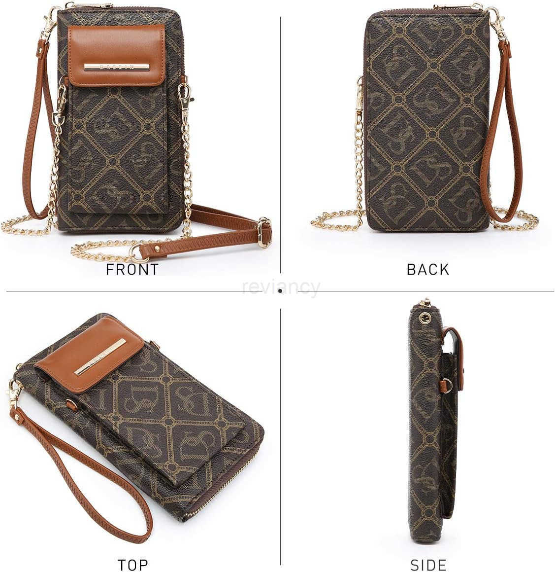 Crossbody Bag Phone Purse Handbag for Women Shoulder Bag Wristlet Wallet with Multi PocketsW250909