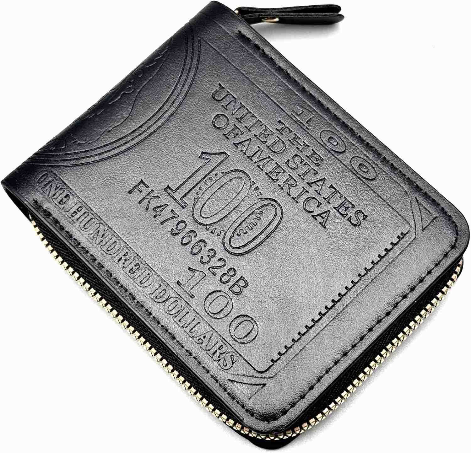 Cool Wallets for teen boys Ages 1018 Cash with ID Window CardholderFaux Leather Wallet for Teen boysZippered Wallet for TeenagersTeenage Teenager Yout