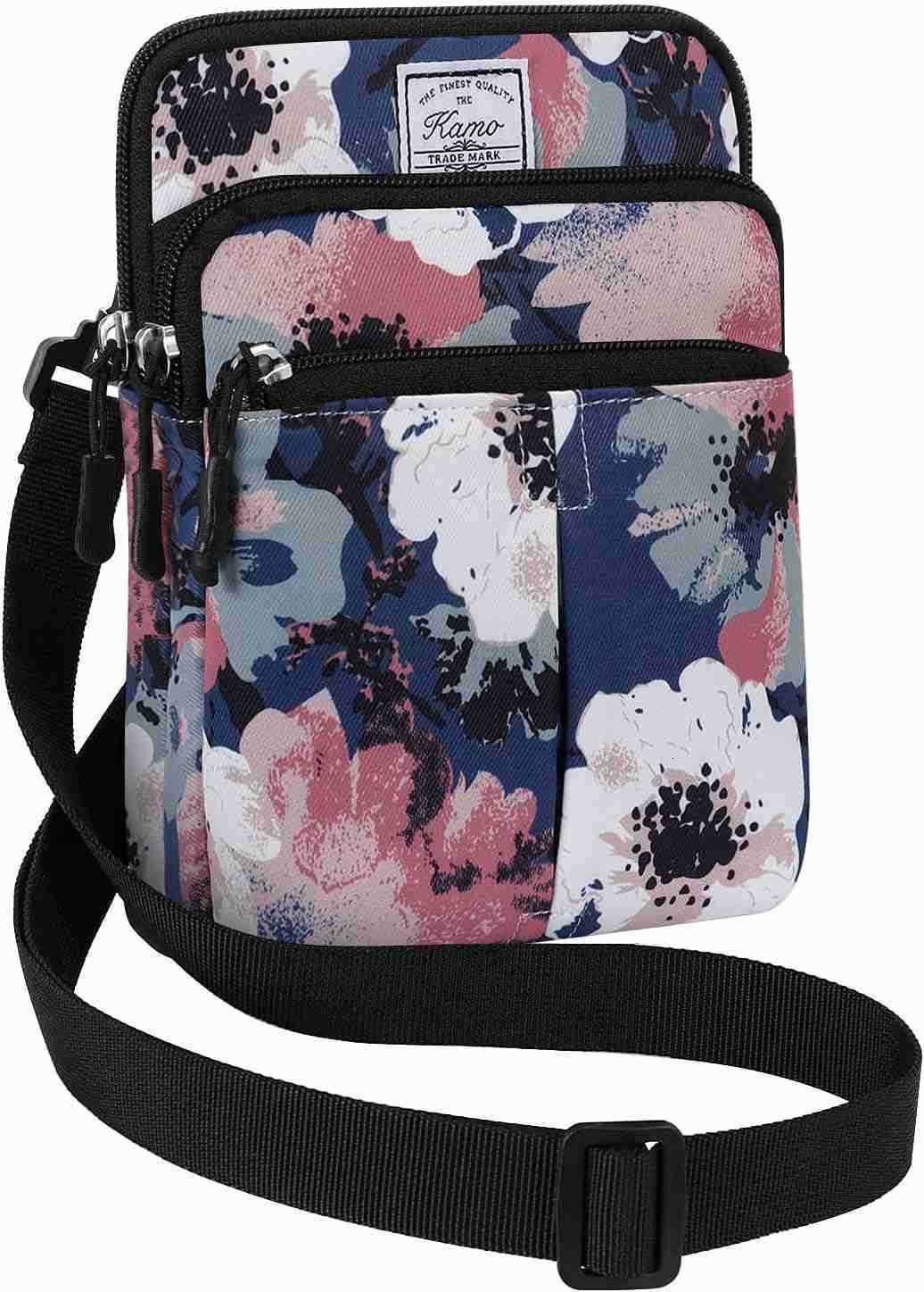 Multifunction Phone Waist Bag Diagonal Cross Body Smart Phone Case Outdoor Bag with Triple Zip for Women Men Z250910