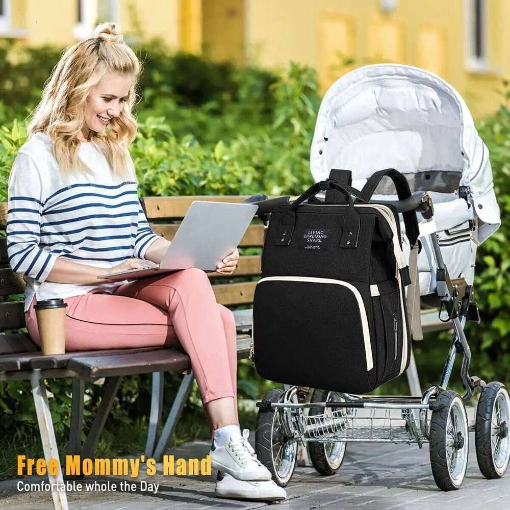 Nappy Backpack Mummy Large Capacity Bag Mom Baby Multi-Function Waterproof Outdoor Travel Diaper Bags