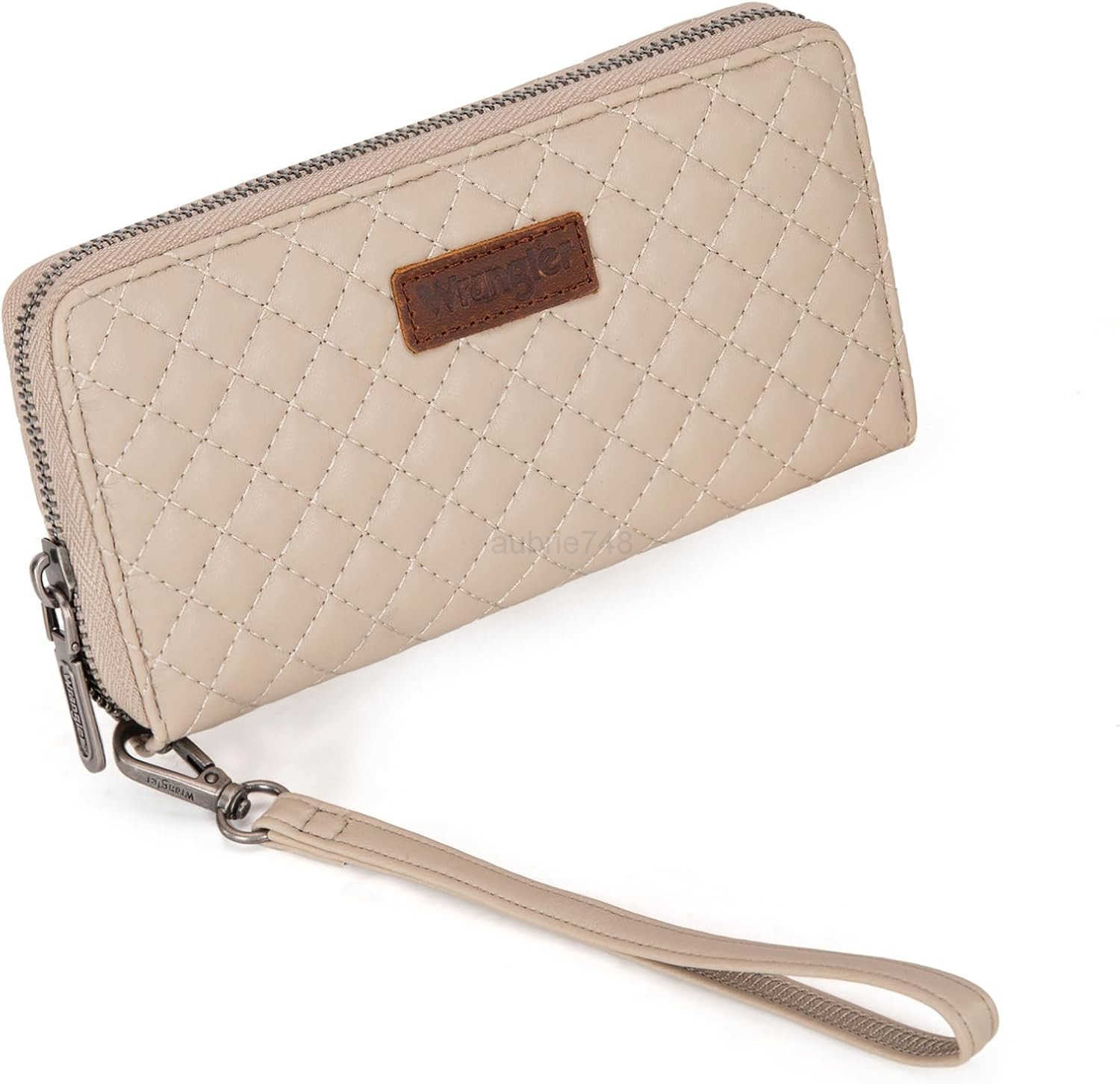 Large Quilted Wallet for Women with a Detachable Wristlet Rfid LiningZ250910