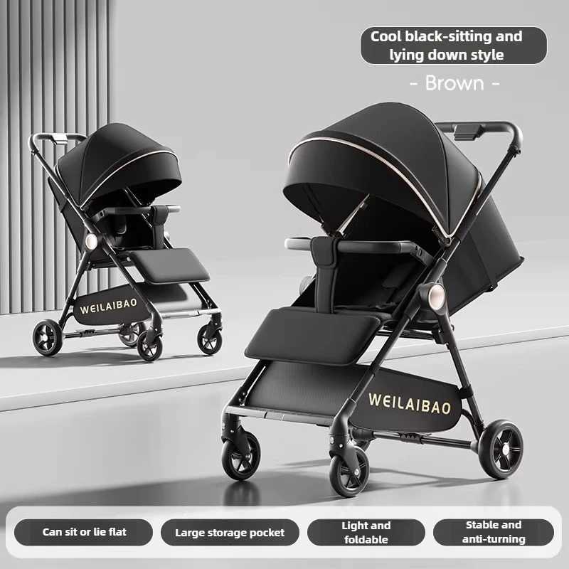 Lightweight Baby Stroller Travel Foldable Pocket Artifact Baby Umbrella Stroller Childrens Twoway Lightweight and Compact W250910