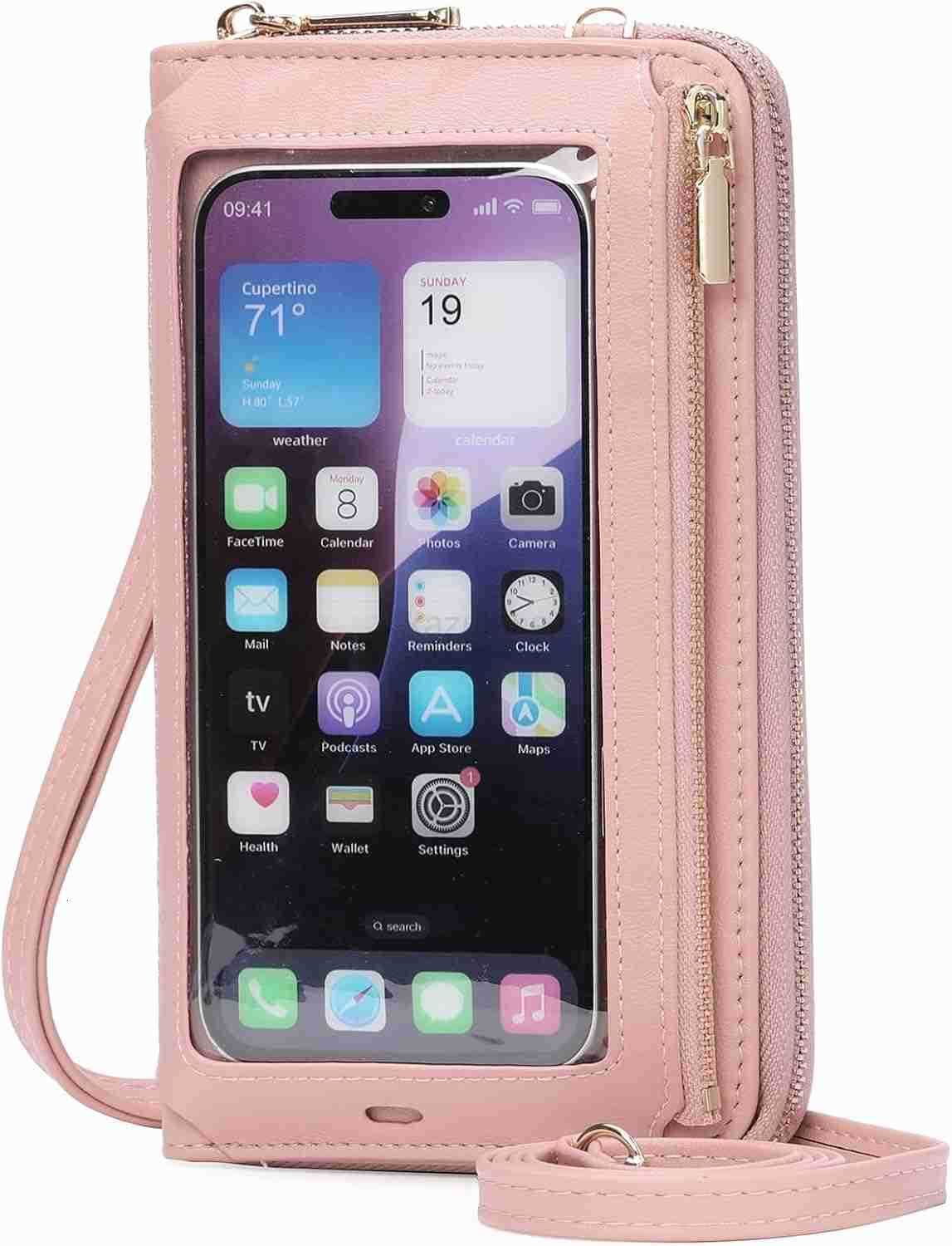 Phone Purse Crossbody Bags for Women Small Travel Wallet Touch Screen RFID Blocking Z250910