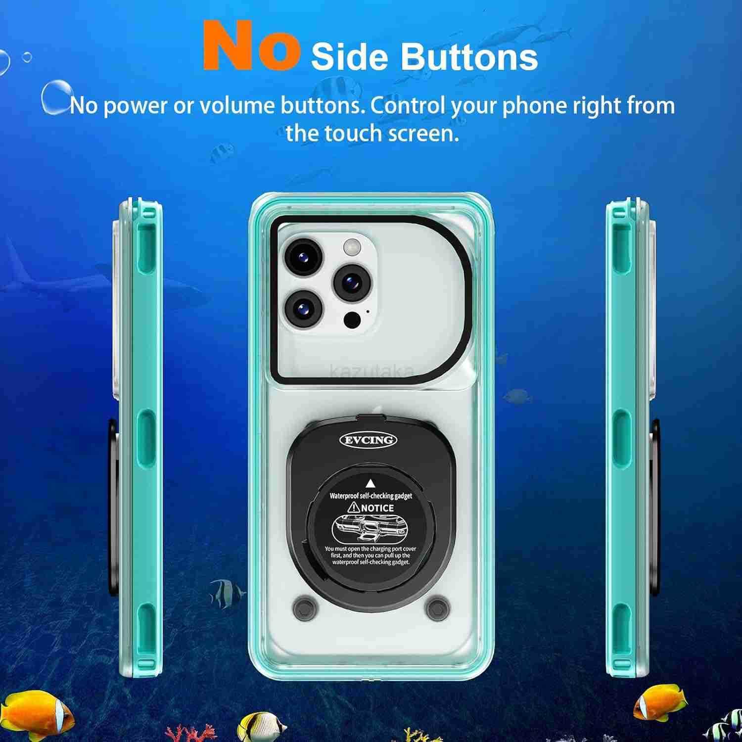 Waterproof Phone Case Up to 69 inch IPX8 Underwater Phone Cases for Snorkeling Universal Diving Case with Lanyard for iPhone 16 Pro Max1514 S24 Beach 