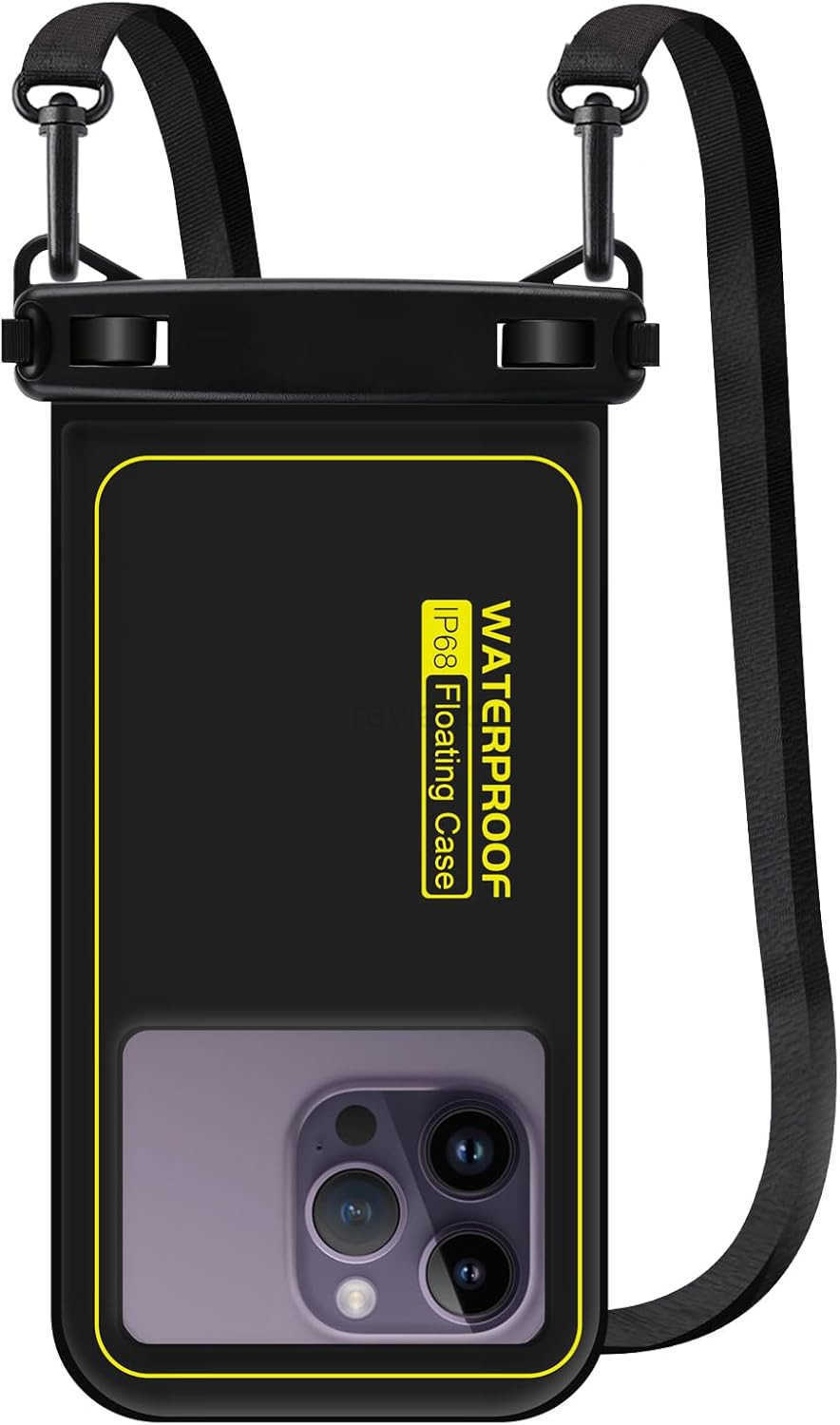 Waterproof Phone Pouch 72 IPX8 Floating Underwater Cellphone Dry Bag Case Holder for iPhone 15 14 13 12 11 Pro Max XS Plus X Samsung Phone Protector f