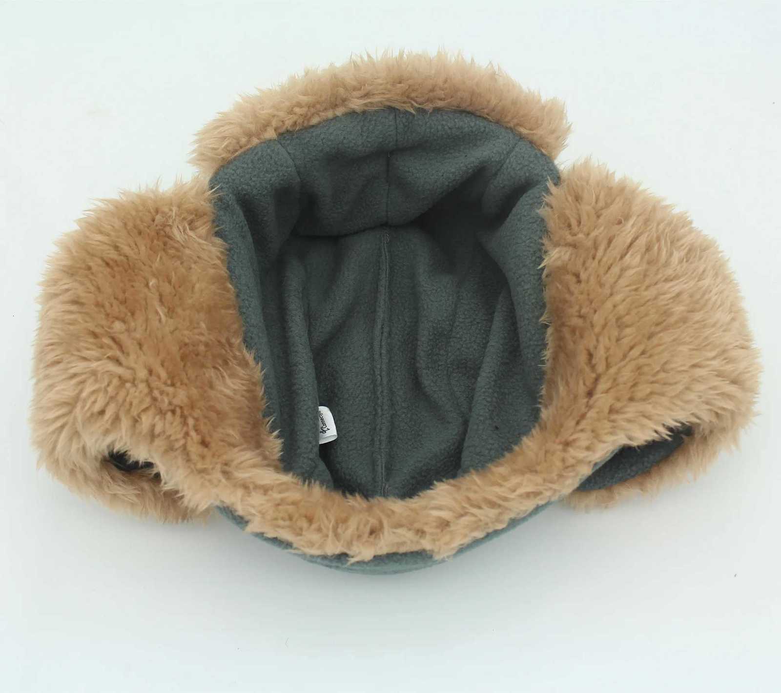 Connectyle Toddler Boys Kids Fleece Trper Sherpa Lined Windproof Winter Russian Hat with Large Fls Warm Ski HatXJ250910