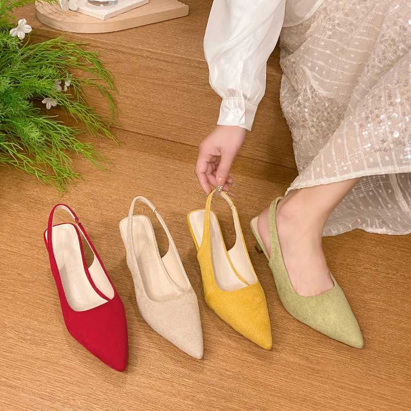 2025 New Sexy Women High Heels Luxury Pointed Toe Womens Pumps Fashion Shallow Sandals Stiletto Heels Women Party Wedding Shoes W250910
