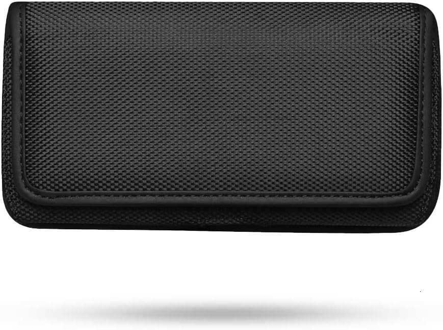Nylon Cell Phone Pouch Holster Case Bag with Belt Clip for iPhone 14 13 12 11 Pro Max Moto S22 S21 S20 Fe Plus Ultra A12 A13 A32 A53 A03s Note 20 Ultr
