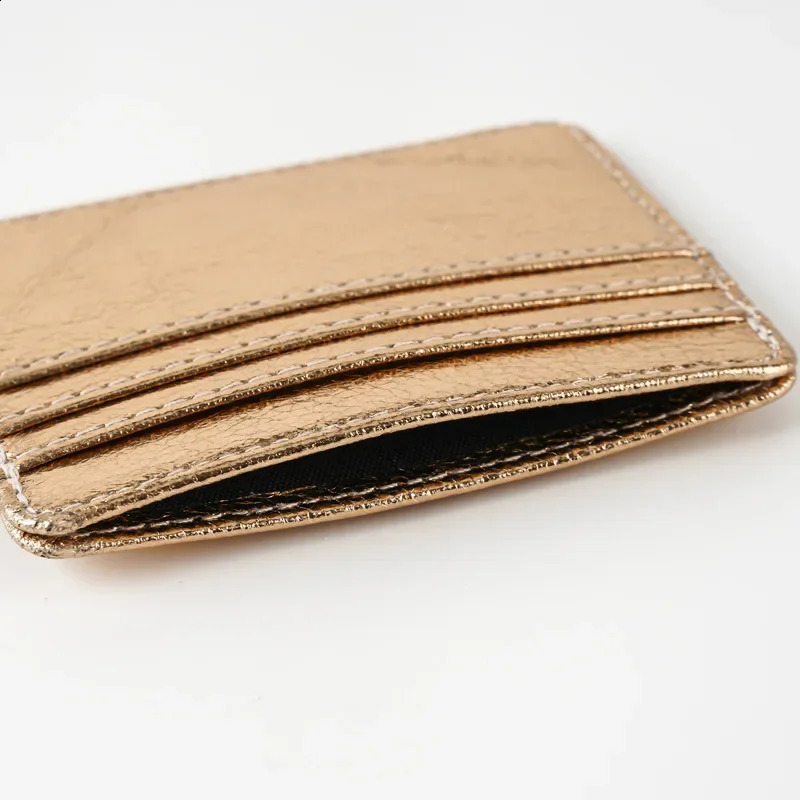 Women Thin Card Holder Wallet Lightweight MultiCard Holder Case Pu Leather Credit Card Money Coin Holder Purse Bag250906