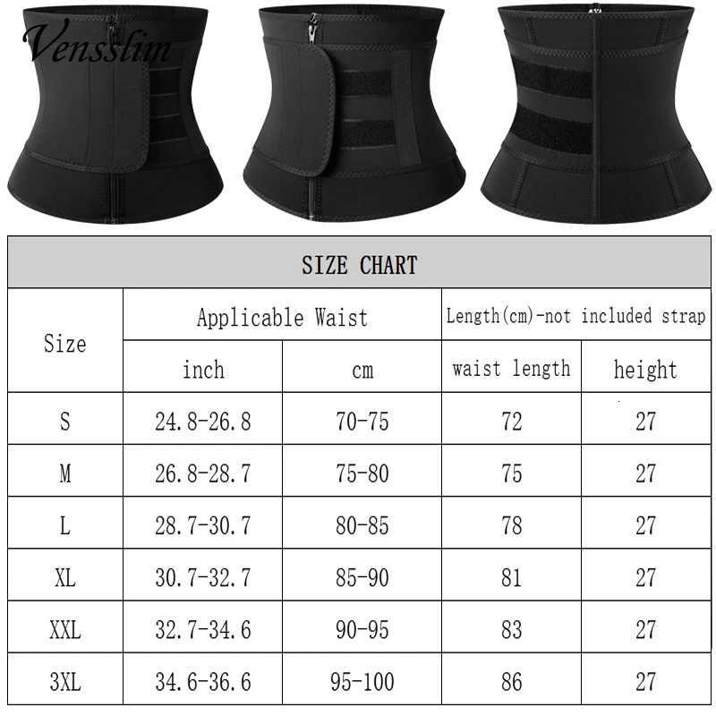 Vensslim Sauna Workout Waist Trimmer Men Weight Loss Neoprene Body Shaper Sweat Belly Belt with Adjustable Straps Corset W250910