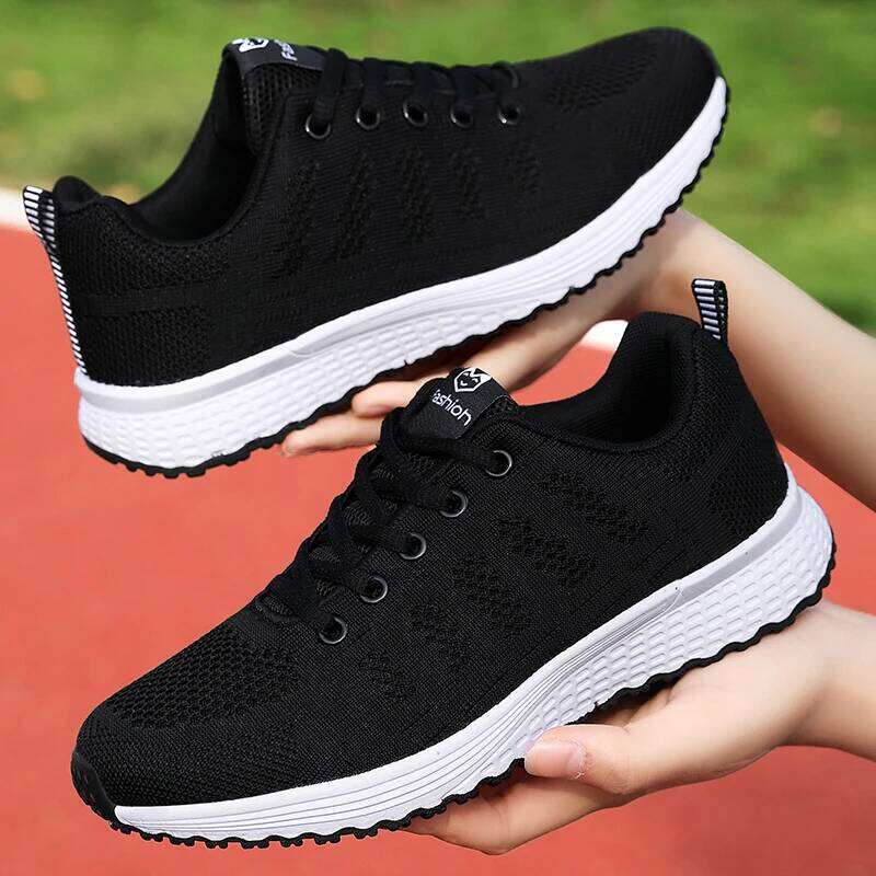 New Sneakers Women Casual Shoes Fashion Breathable Walking Mesh Flat Shoes Women 2024 Tenis Feminino White Ladies sports Shoes
