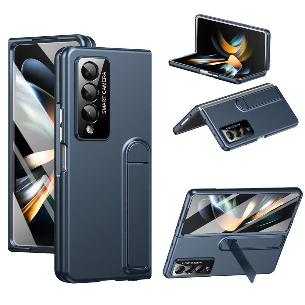 Compatible with Samsung Z Fold 6 Phone FOLD 4 Gold Edition Foldable Screen Stand 2-in-1 Full Coverage Anti-drop Protective Case
