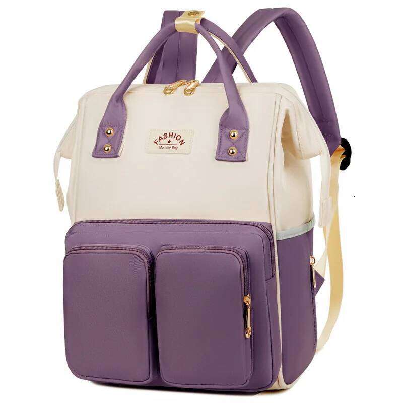 Nappy Backpack Mummy Large Capacity Mom Multi-Function Waterproof Outdoor Travel Diaper Bags for Care Baby Bag