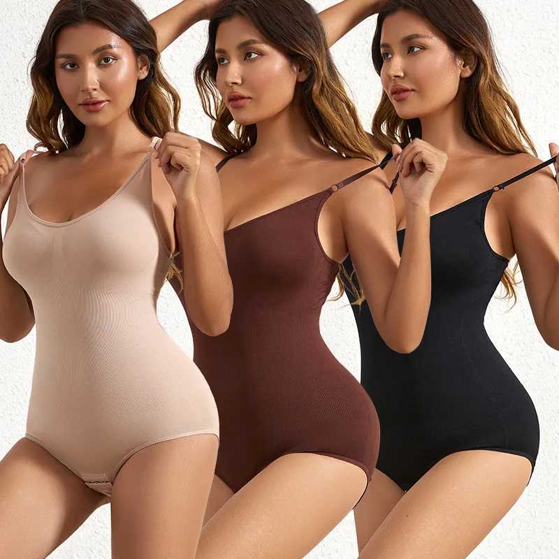 Solid Bodysuit Shapewear Body Shaper WomenTummy Shapping Top Thigh Slimmer Waist Reductive Slimming Underwear W250910