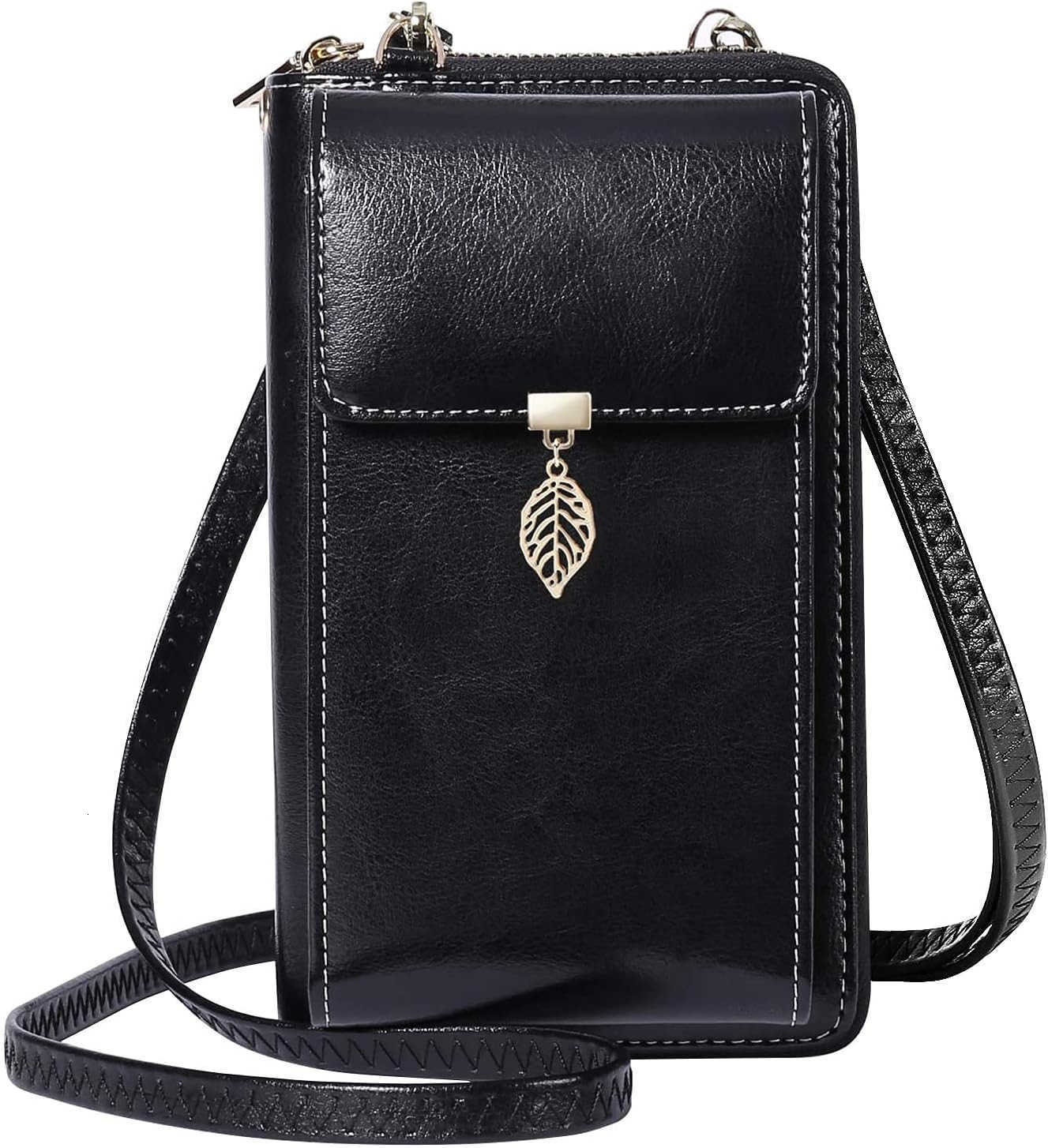 Small Crossbody Phone Bags for Women Leather Cell Phone Purse Wallet Z250910