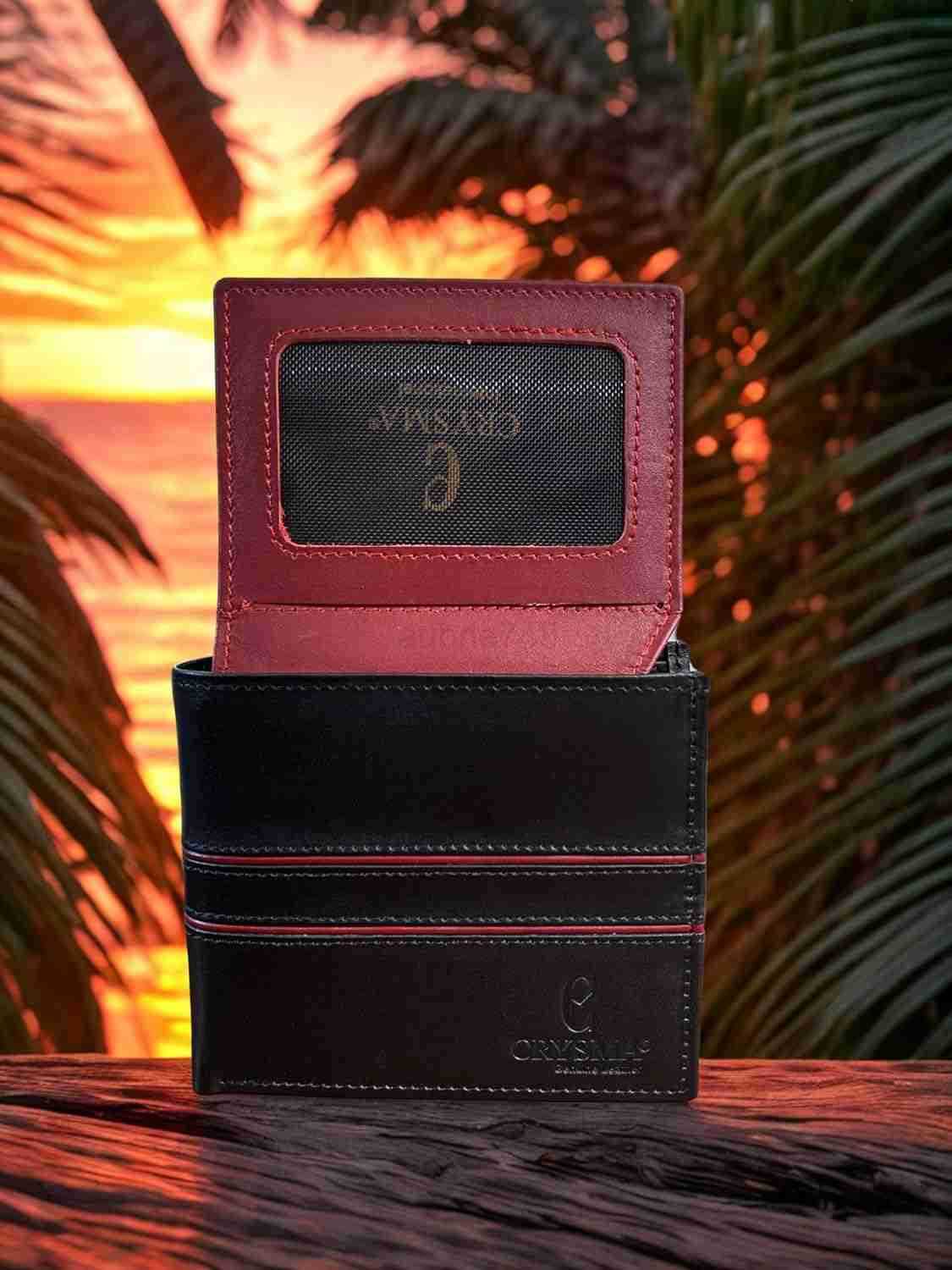 Mens Leather Wallet Gift Set Genuine Leather Bifold Wallet with 19 Card Slots Slim Card Holder Keychain Gift Box Included Ideal Gift for Husband Fathe