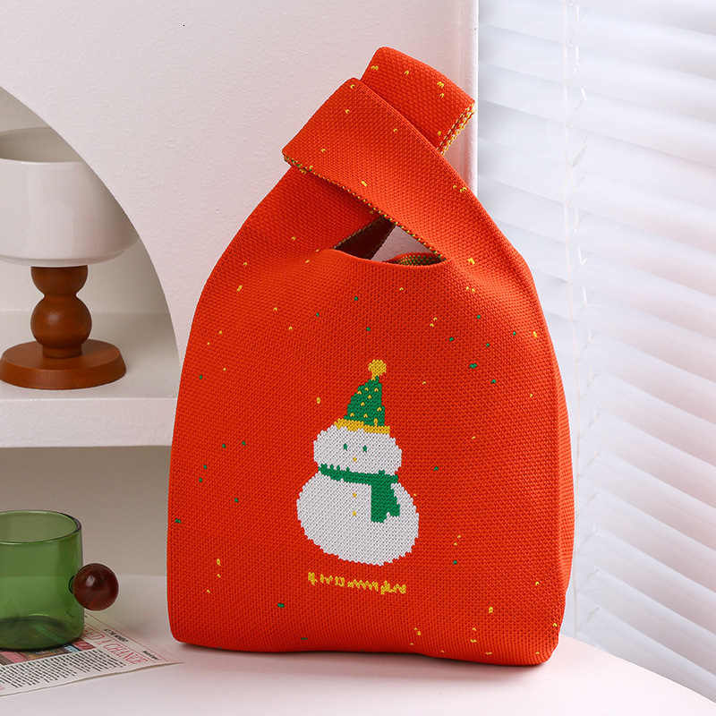 2025 New Christmas Eve Handbag Luxury Bag Knitted Bag Lightweight Crossbody Bag Designer Bag Christmas Shoulder Bag