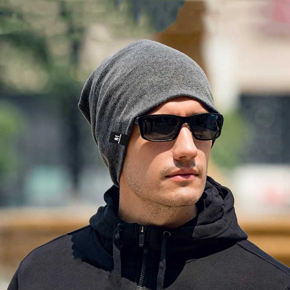 1pc Unisex Beanie Hat Mens Lightweight Hip Hop Beanie Hat Breathab Windproof Design in Plain FashionForward Street G250910