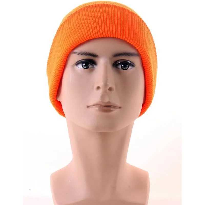 Solid Unisex Beanie Autumn Casual Soft Knitted Beanie Stretch Skull Hat Fashion Warm Hat Men Women Plain Daily HatXJ250910
