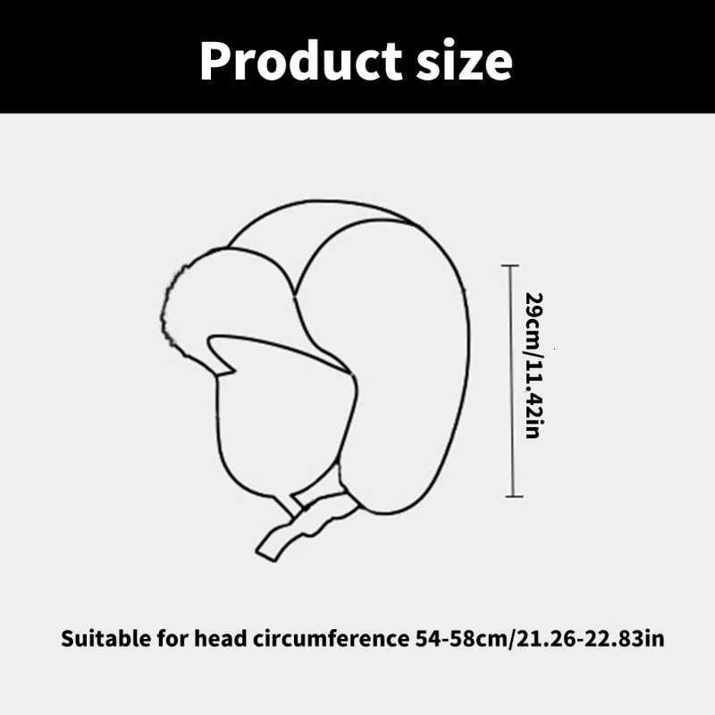Winter Hat Reversible Windproof Trper Hat Ear Protector Hat Adult Unisex Winter Cycling Skiing DropshippingXJ250910
