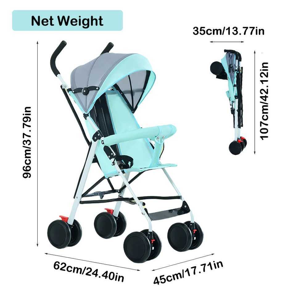 UltraLight Travel Stroller For BabyKidsToddler From 0 Months Baby Umbrella Stroller OneHand Fold AirplaneFriendly Comp W250910