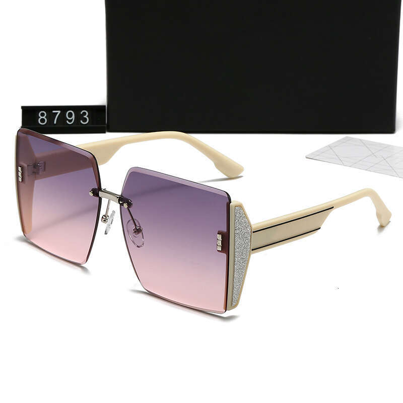 New Women's Fashion Trendy Driving Travel Large Frame Sunglasses 8793