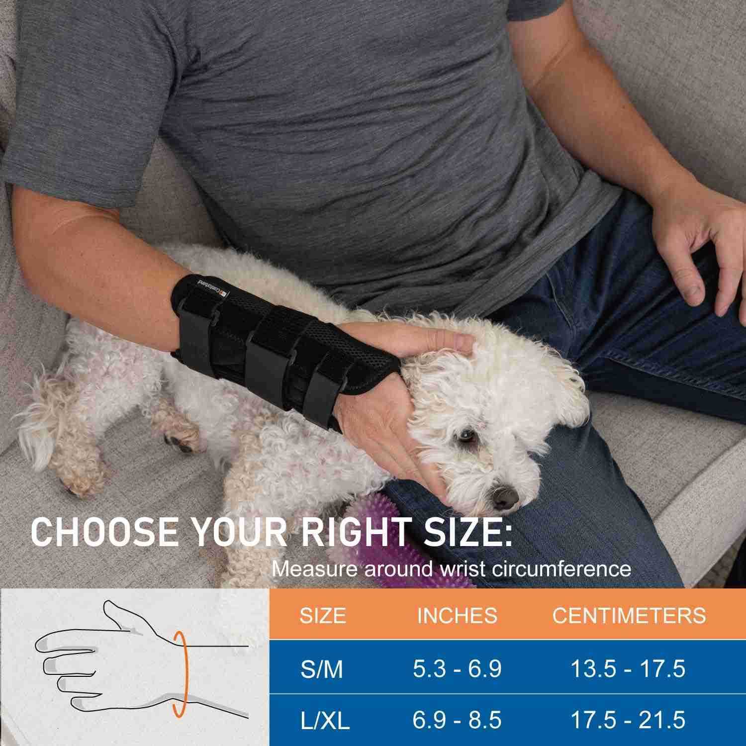 3Strap Wrist Brace Adjustable Support for Carpal Tunnel Fractures Tendonitis and PostOp Recovery Lightweight Breathable Design for Day and Night Use S