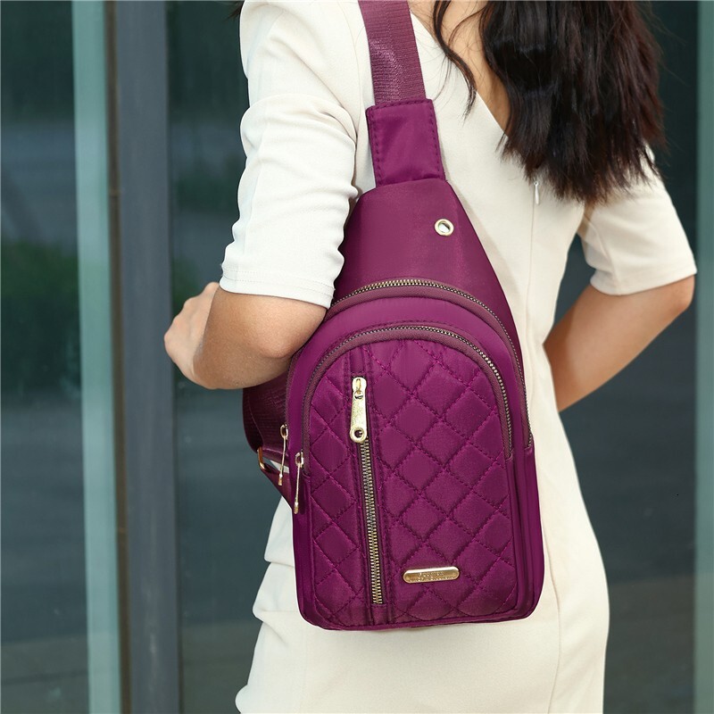 New Simple Women S Free Shipping Bag Bag Luxury Bag Fashion Versatile Embroidered Quilted Single Shoulder Bag Outdoor Daily Versatile Multi Layer Cros