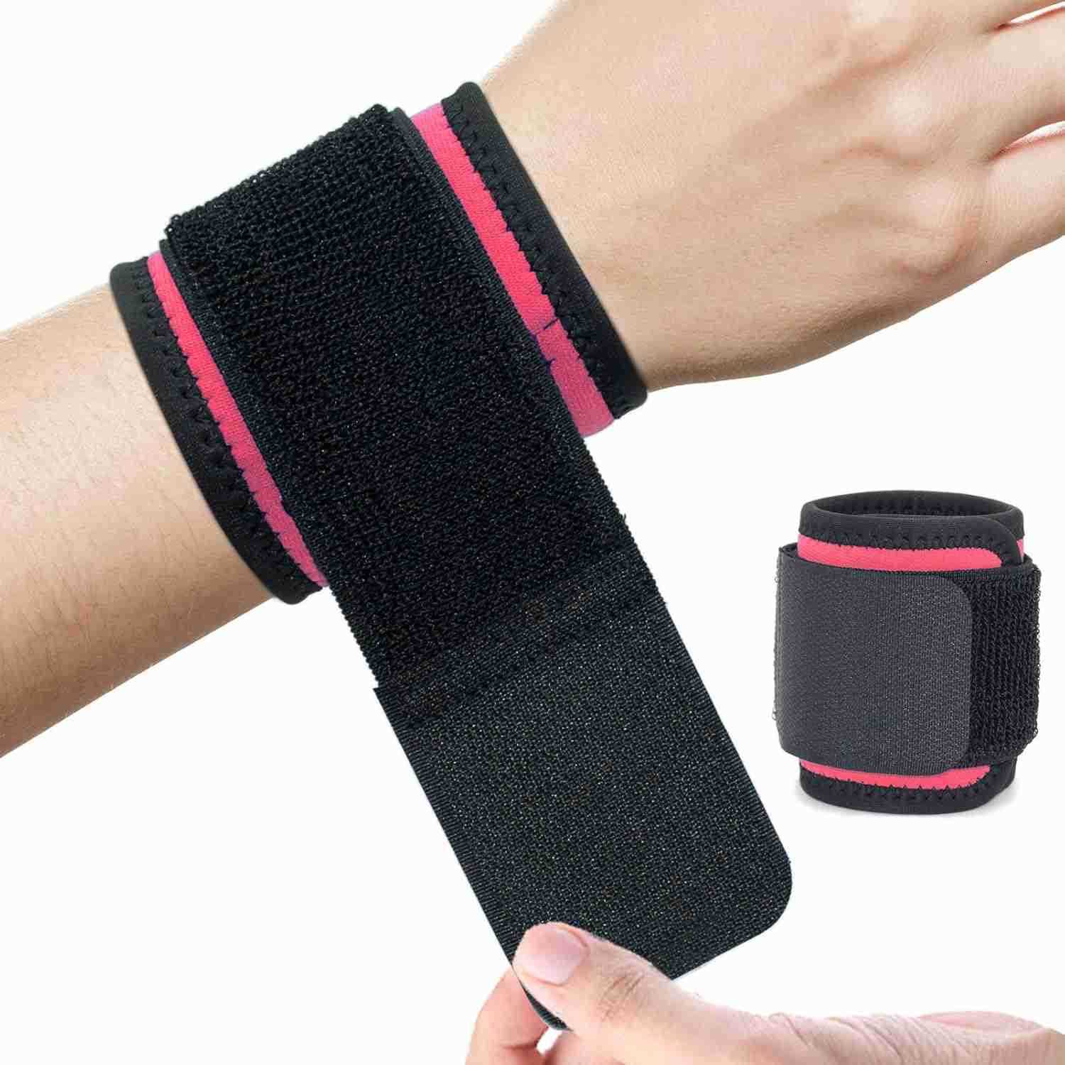 Wrist Brace 2 PACK Wrist Wraps for Carpal Tunnel for Women Wrist Support for WeightliftingFitnessSportsPain Relief Highly Elastic Adjustable Flexible 