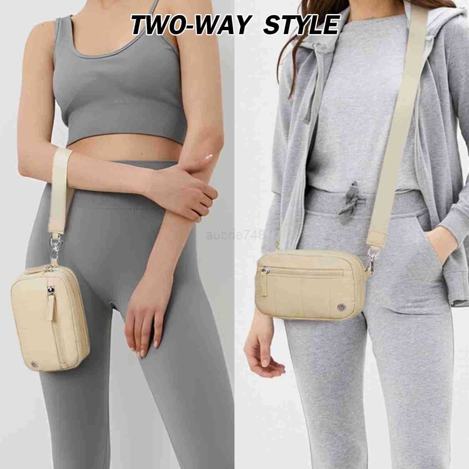 Small Nylon Crossbody Bags for WomenRFID Wristlet Purse Built in Wallet 4 Zipper Crossbody Wallet Phone OrganizerZ250910