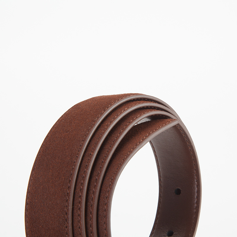 Suede Leather Womens Belt Distressed Matte Finish Belt Vintage Western Buckle for Jeans Dresses Boho Decor