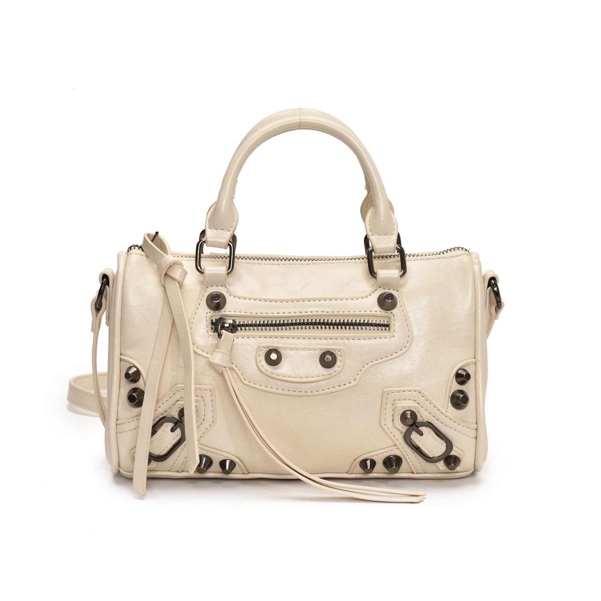 2025 Summer New Women's Handbag Luxury Bag Korean Edition High end Feeling Single shoulder Motorcycle Bag Fashion Simple Crossbody Bag