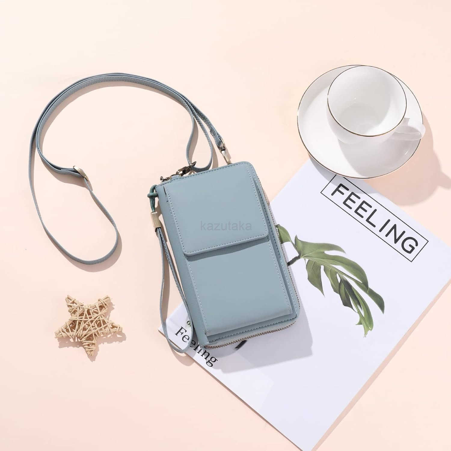 Small Crossbody Cell Phone Purse for Women Leather Cellphone Bags Wallet Purses with Multi Card Slots Z250910