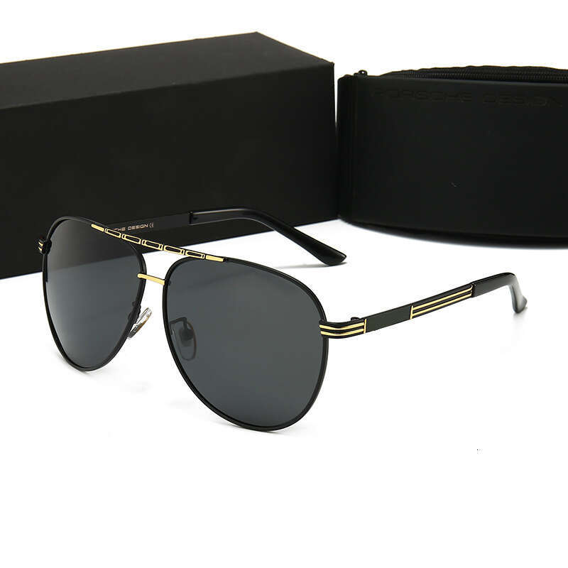 New Men's Polarized Sunglasses with Blue Coating, Classic Travel Leisure Versatile Driving Glasses 8866