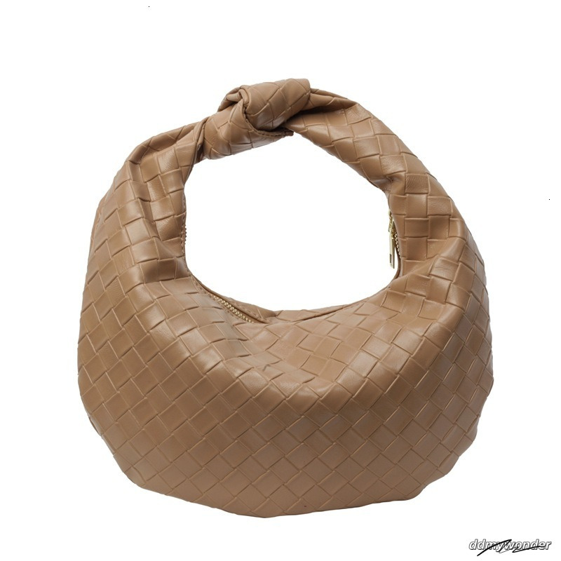 Fashionable Women's Handmade Woven Free Shipping Designer New Crescent Handbag Leisure Vacation Beach Bag ddmywonder ddmywonder