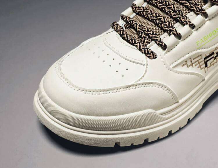 Fashion Breathable High Top Men's Casual Sneakes LaceUp Student Board Shoes Male Leisure Single Shoe